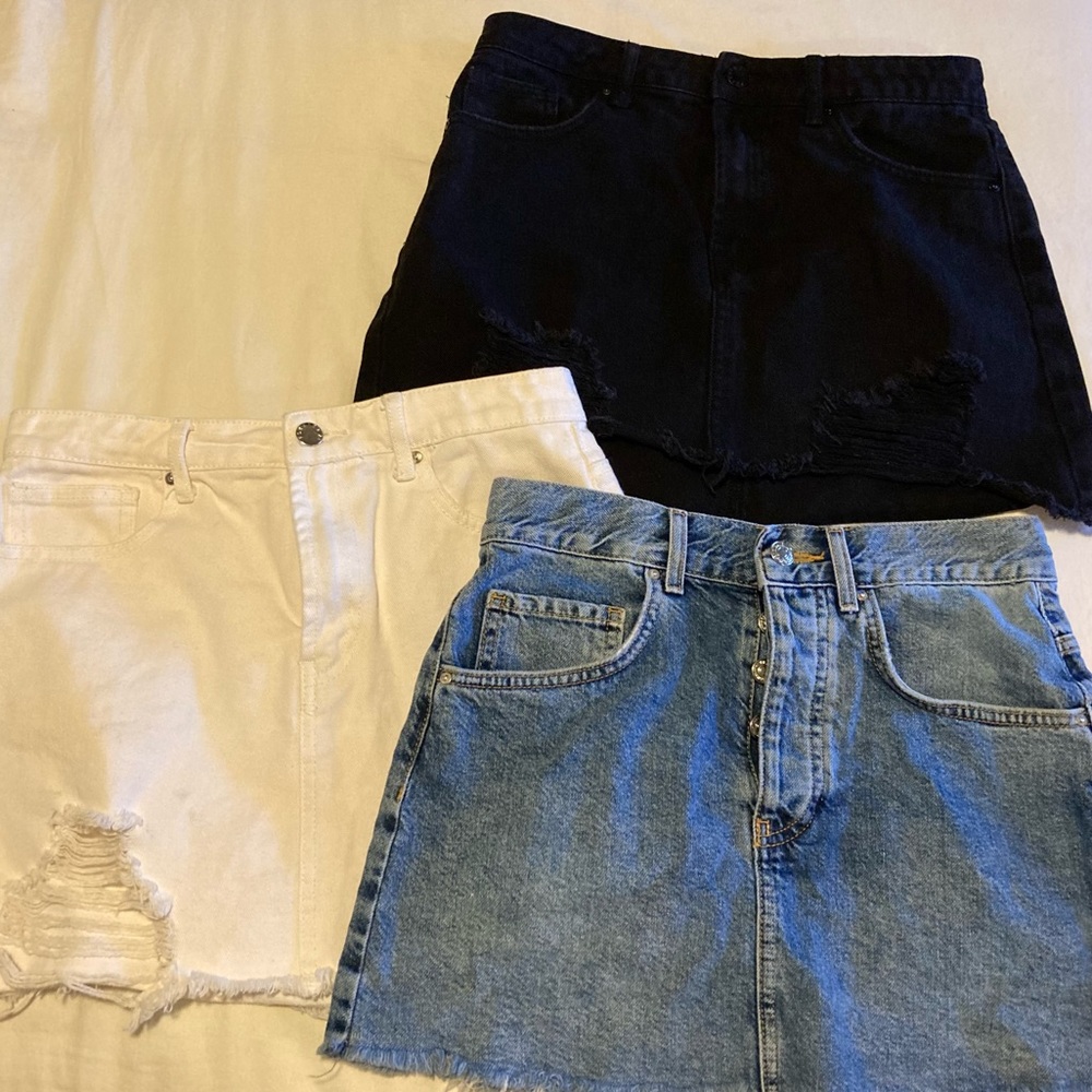Three denim skirt bundle! All size 26